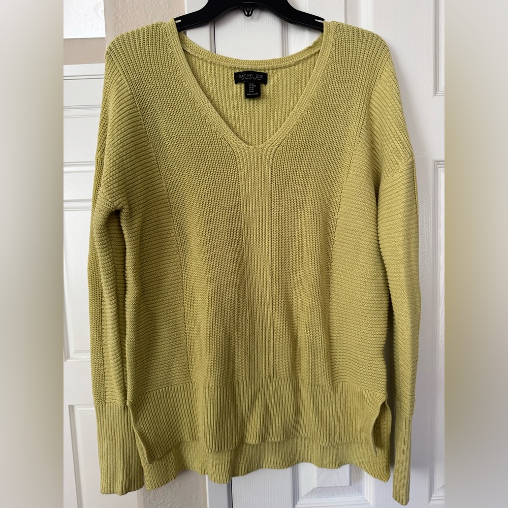 Rachel Zoe Women's V-Neck Sweater in Olive